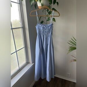 Forever 21 blue striped dress